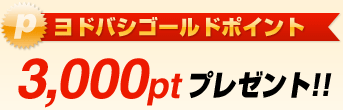 ヨドバシゴールドポイント 3,000ptプレゼント!!