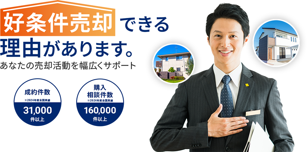 好条件売却できる理由があります