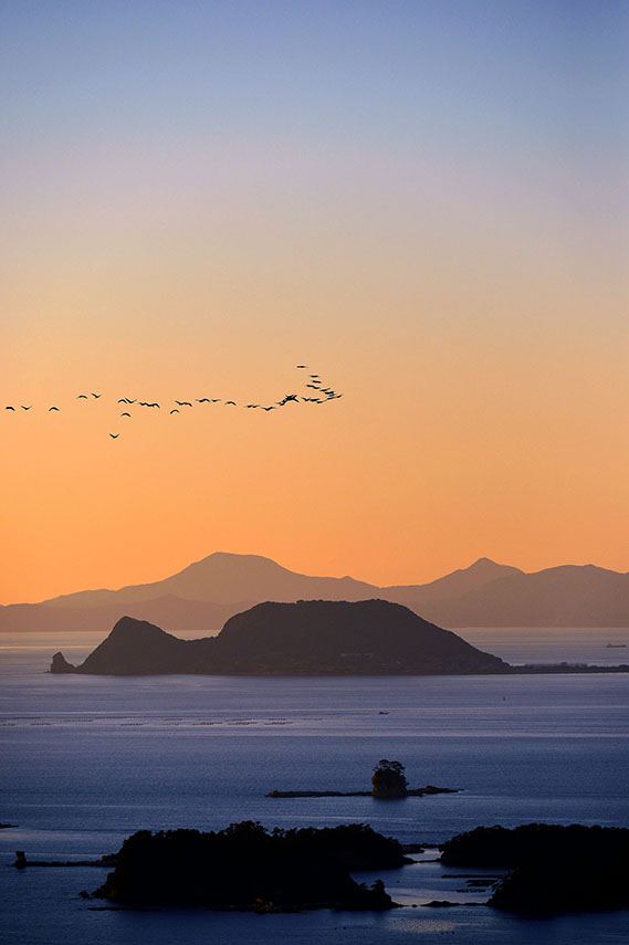 川﨑 信義 さん (長崎県) 「夕暮れの九十九島」