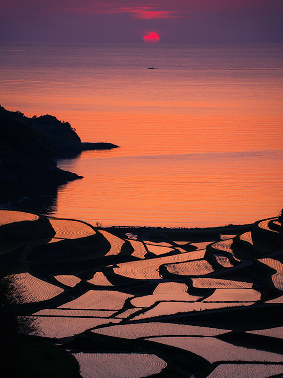 入選 葛城　和久　「晩春夕彩」　長崎県