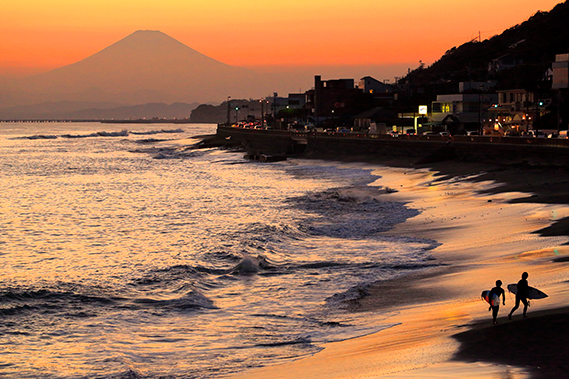入選 米尾　暢人　「稲村ケ崎夕景」　神奈川県