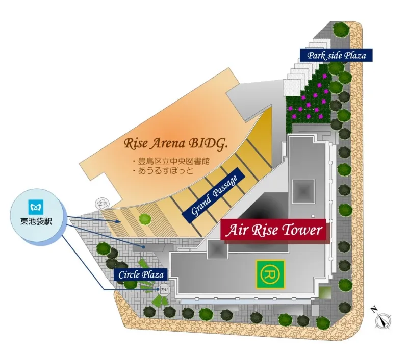 敷地配置図