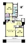 2LD・K＋WIC <br>57.33m²