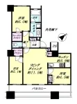 3LD・K＋2WIC <br>70m²