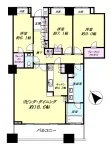 3LD・K＋WIC <br>108.32m²