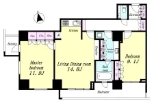 2LDK<br>95.69m²