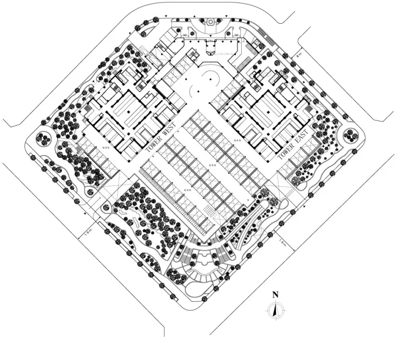 敷地配置図