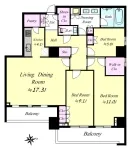 3SLD・K+WIC <br>113.73m²