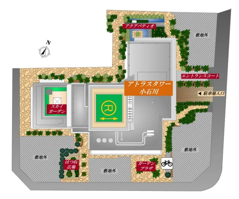 敷地配置図