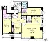 3SLD・K＋2WIC <br>151.66m²