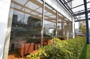 エントランス横の植栽