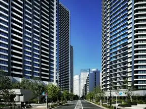外観（黎明橋通りから）本物件右側