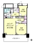 2LD・K+2WIC<br>62.02m²
