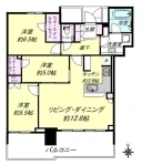 3LD・K+2WIC<br>77.04m²