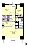 2LD・K＋WIC <br>71.06m²