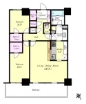 2SLD・K＋2WIC <br>85.23m²