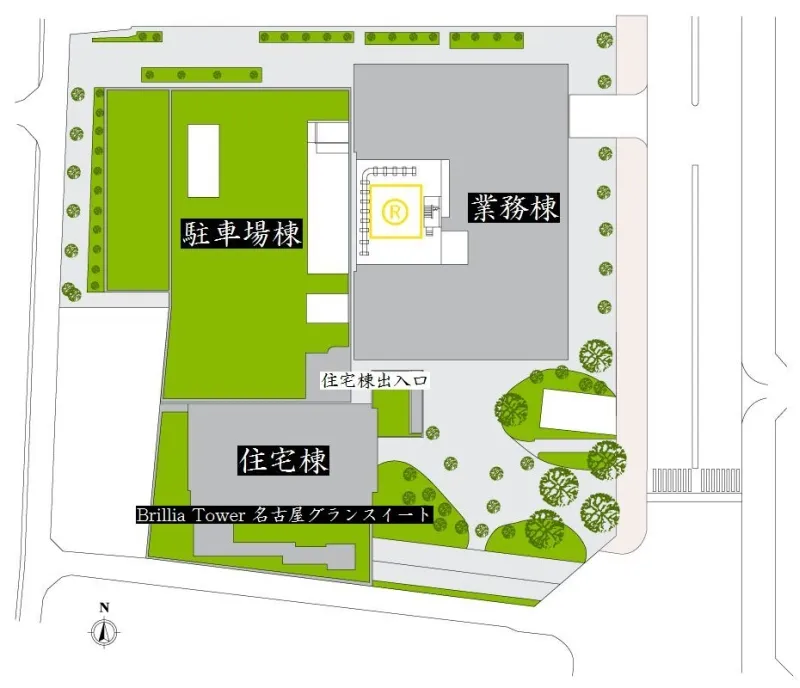 敷地配置図