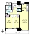 2LD・K+納戸<br>69.27m²