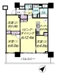 ３ＬＤＫ<br>７０．５８m²