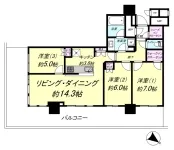 ３ＬＤＫ+ＷＩＣ<br>７８．９１m²