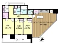 3LDK+WIC<br>82.47m²