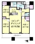 3LD・K+2WIC<br>82.59m²