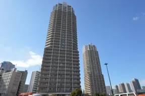 豊洲橋より望む２棟全景