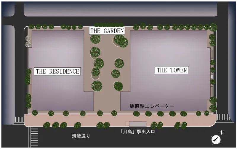 敷地配置図