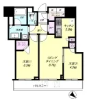 2LD・K+WIC+SIC+S<br>58.29m²