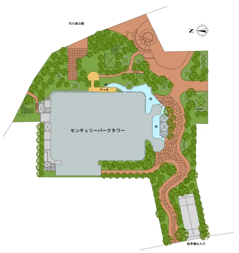 敷地配置図