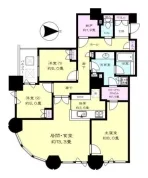 3LD・K＋納戸<br>90.15m²