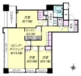 3LD・K+WIC<br>82.31m²