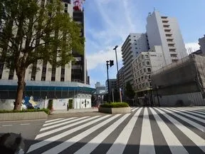 信号を渡り東金街道沿いに直進