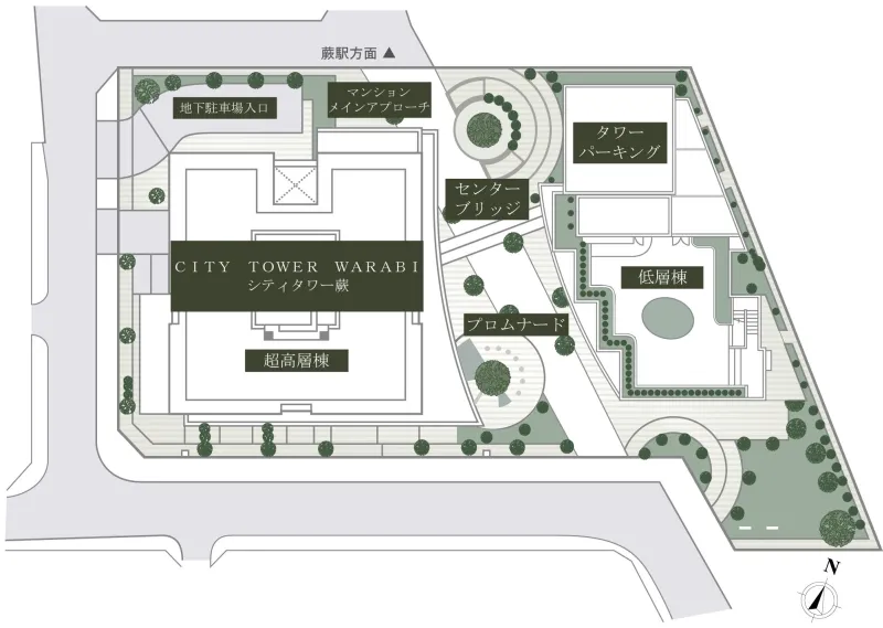 敷地配置図
