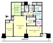 ３LD・K+WIC<br>83.74m²