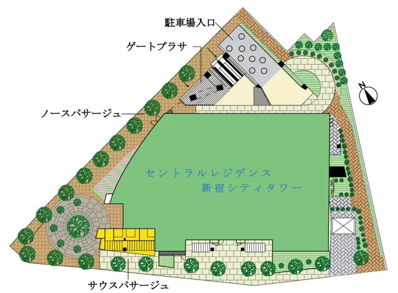 敷地配置図