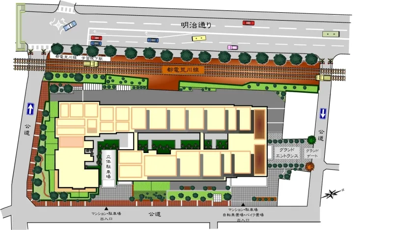 敷地配置図