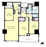3LD・K＋Ｎ＋WIC<br>78.01m²