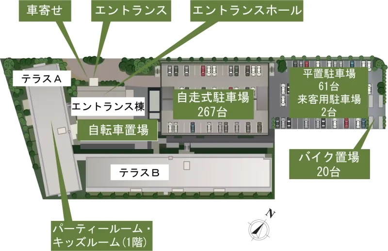 敷地配置図