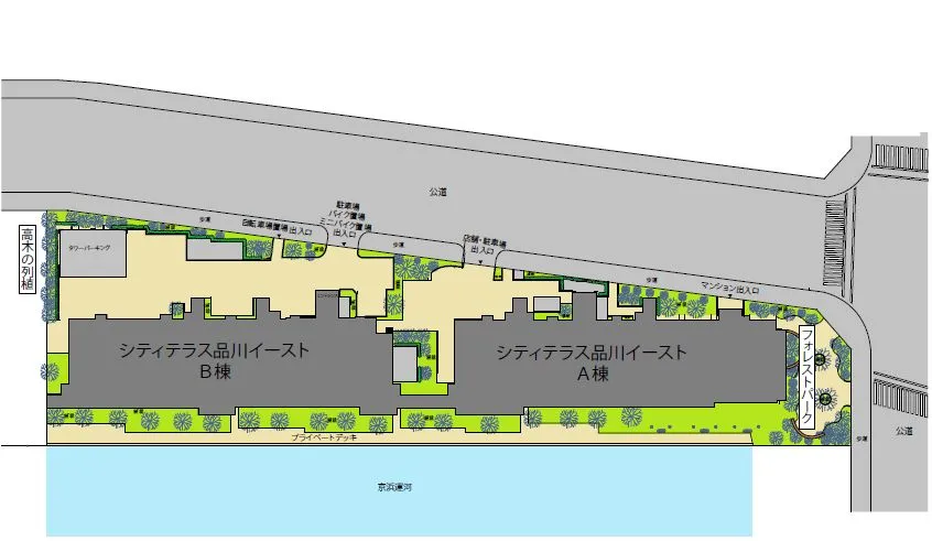 敷地配置図
