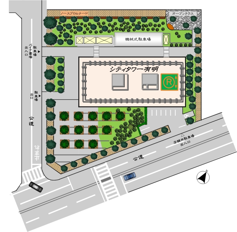 敷地配置図
