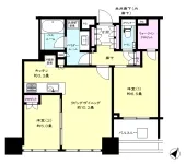 2LD・K+WIC　<br>60.37m²