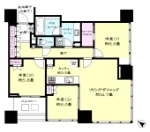 3LD・K+WIC　<br>83.02m²