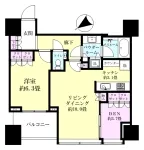 1LD・K＋DEN<br>55.70m²