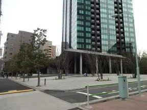 シティタワー麻布十番　入口に到着します。