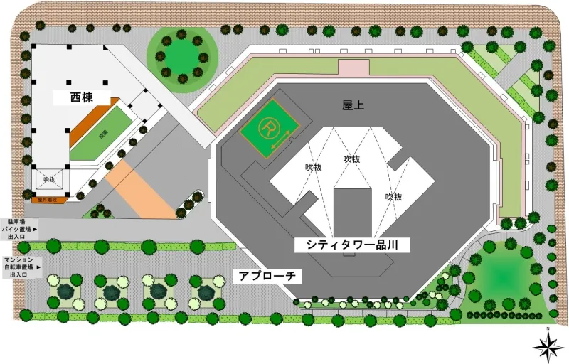 敷地配置図
