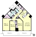 3LD・K＋N＋WIC＋SIC<br>84.26m²