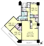 3LD・K＋N＋3WIC<br>109.86m²