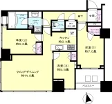 3LD・K+N+WIC　<br>82.17m²