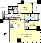 2LD・K+WIC　<br>87.17m²